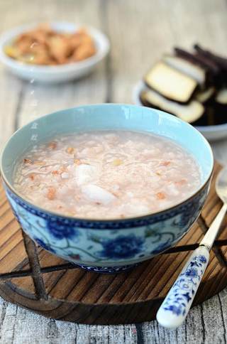 Red Brown Rice Lily Porridge recipe