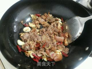 Fried Donkey Meat recipe