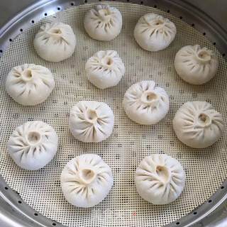 Lamb Buns with Scallions and Carrots recipe