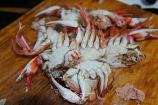 Fried Crab with Green Onion and Ginger recipe