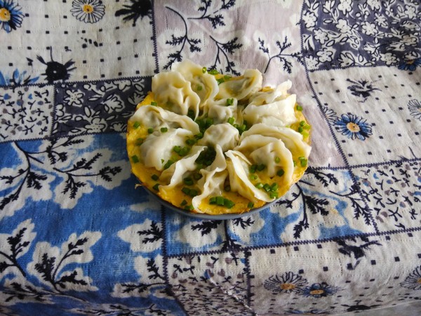 Egg Fried Dumplings recipe