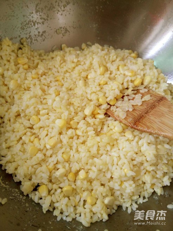 Corn Golden Fried Rice recipe