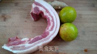 Homemade Lemon Braised Pork recipe