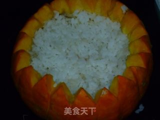 Golden Cancan-pumpkin Baked Rice recipe