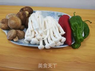 Double Mushroom in Oyster Sauce recipe