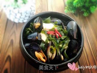 Seaweed Tofu Soup recipe