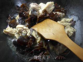 Black Fungus Chicken Wings Barbecue Bran recipe