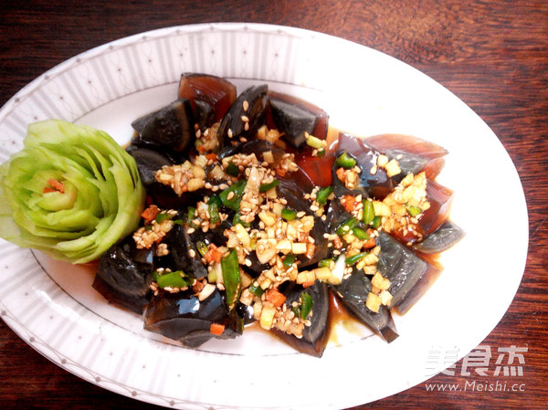 Songhua Egg with Sauce recipe