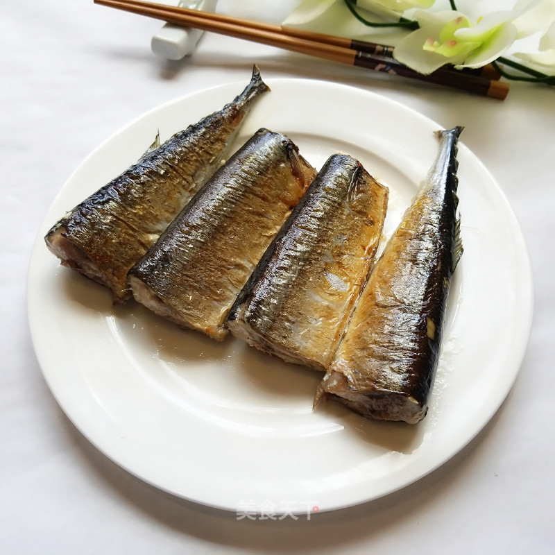 Pan-fried Saury recipe