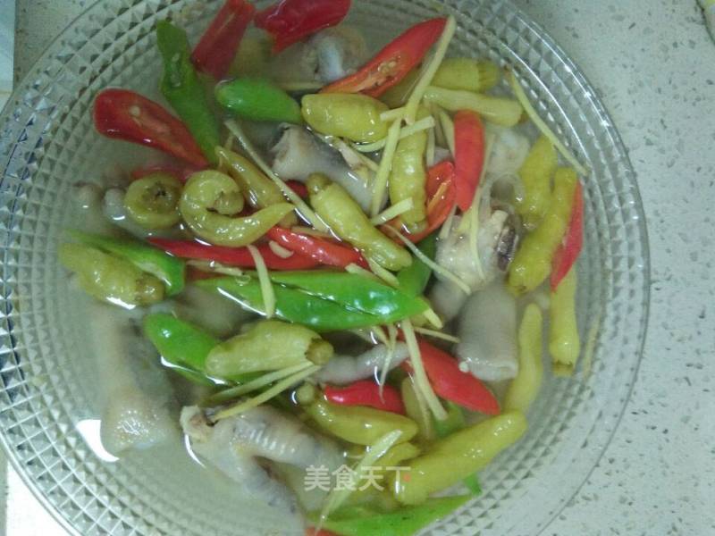 Homemade Pickled Chicken Feet recipe