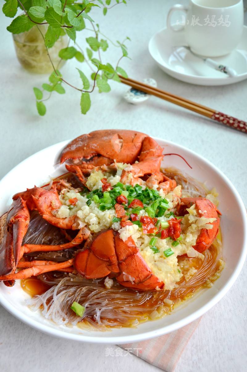 Steamed Lobster with Garlic