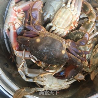 Salted Iron Foot Crab recipe