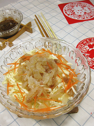 Jellyfish Head Mixed with Cabbage recipe