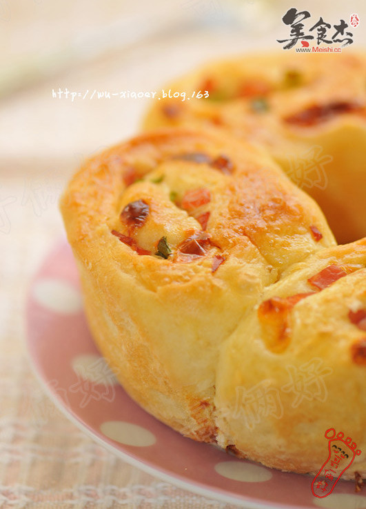 Chive Ham Cheese Bread recipe