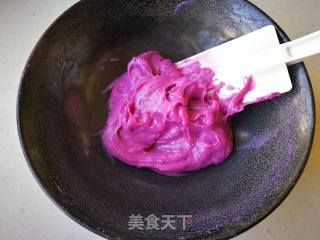 #四session Baking Contest and It's Love to Eat Festival# Fondant Purple Sweet Potato Sandwich Cake recipe