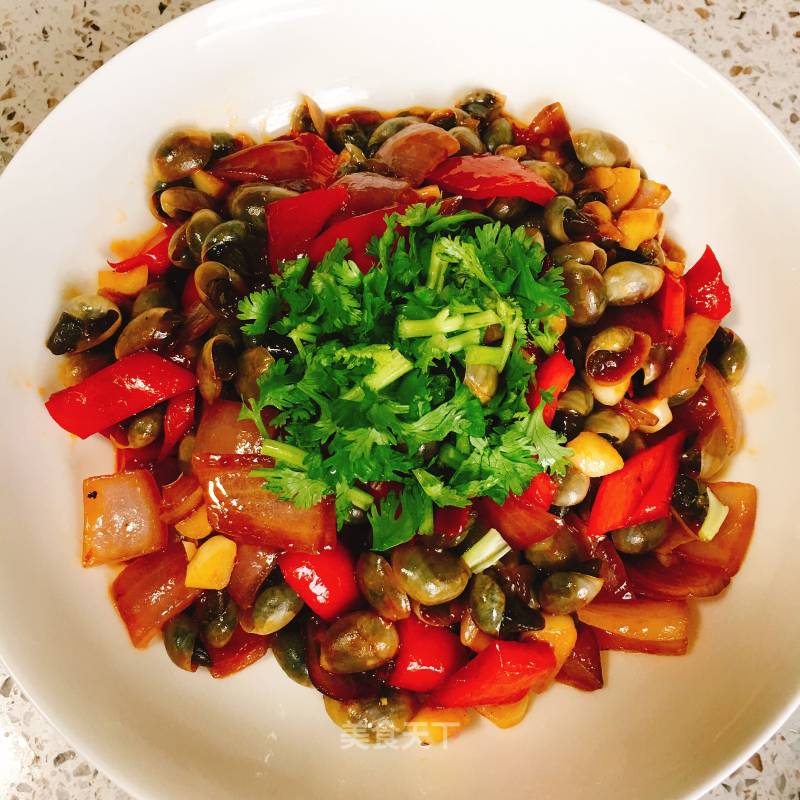 Fried Drunk Snails recipe