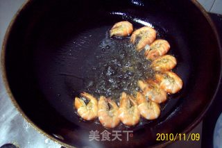 【little Fisherman's Private Kitchen】--- "shrimp and Garlic Braised Tofu" recipe