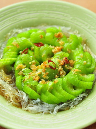 Garlic Loofah Vermicelli in Clay Pot recipe