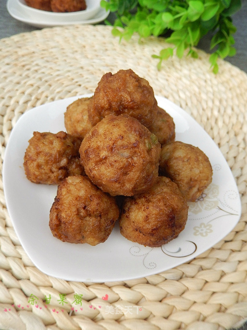 Fried Lotus Root Balls recipe