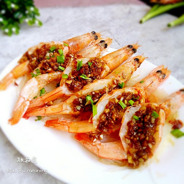 Garlic Vermicelli Open Back Shrimp recipe