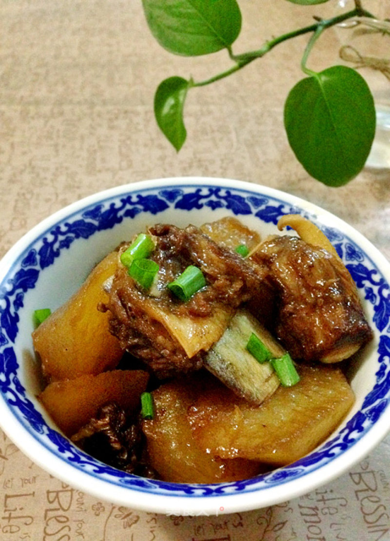 Stewed Radish on Ribs recipe