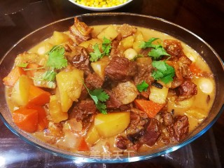 Beef Stew with Radish and Potatoes recipe