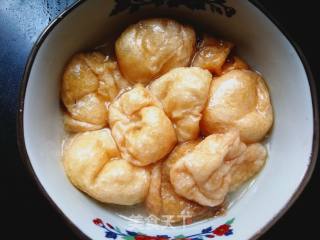 Stir-fried Loofah with Gluten recipe