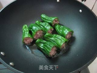 Fried Stuffed Green Peppers recipe