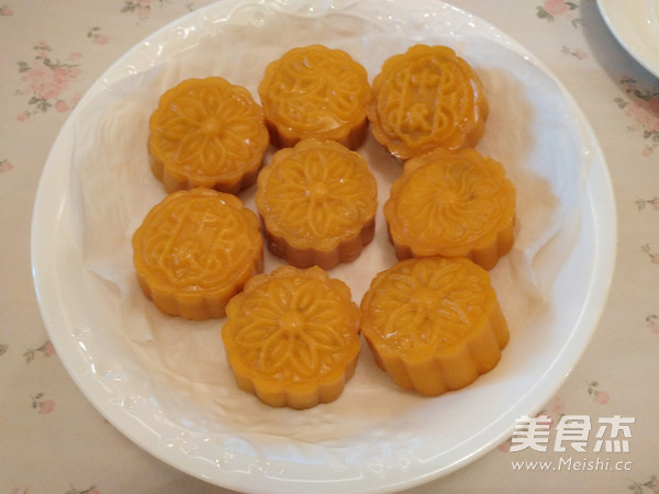 Pumpkin and Red Bean Mooncakes recipe