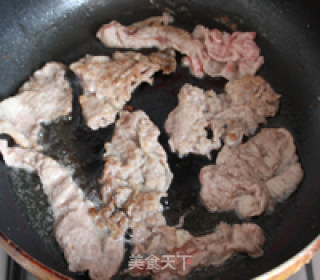 Beef with Black Pepper Bacon and Pleurotus Eryngii recipe