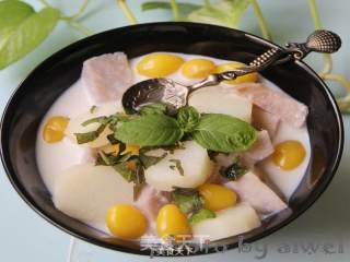 Stewed Taro with Ginkgo Coconut Milk recipe