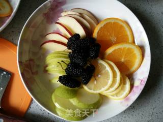 Colorful Flowers and Fruit Tea recipe