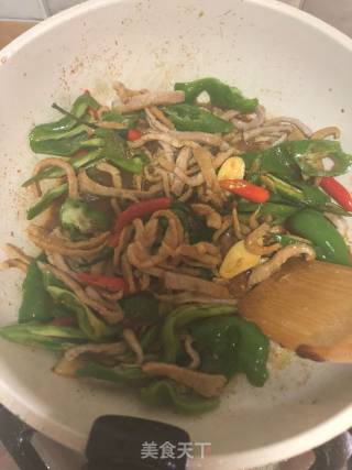 Green Pepper Shredded Pork recipe