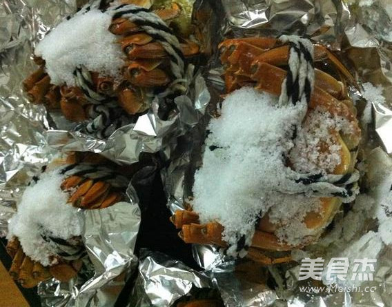 Salt Grilled Crab recipe