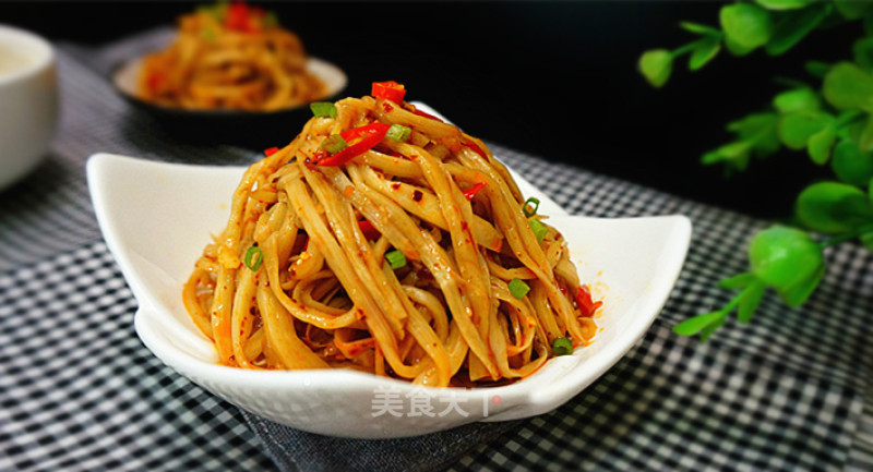 Shredded Pleurotus Eryngii recipe