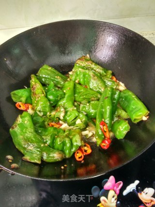 Salted Egg Yolk Tiger Pepper recipe