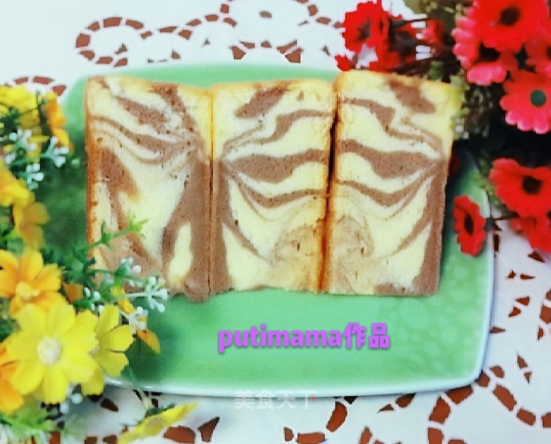 Two-color Cake recipe