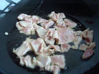 Fried Pork with Pleurotus Eryngii recipe