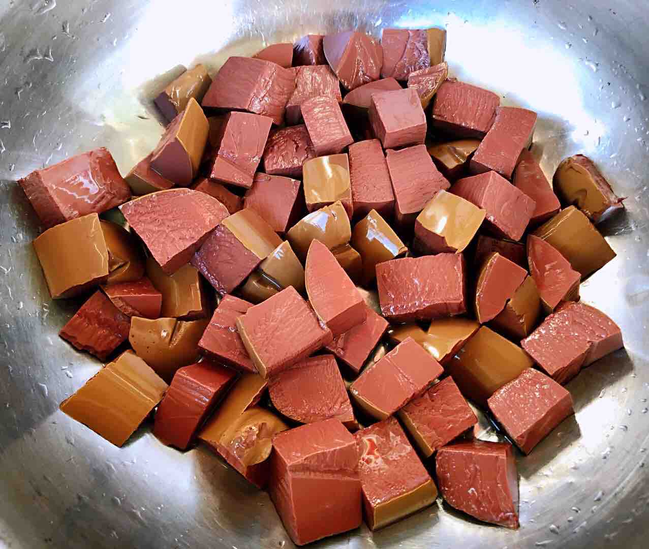 Pork Blood Stewed Tofu recipe