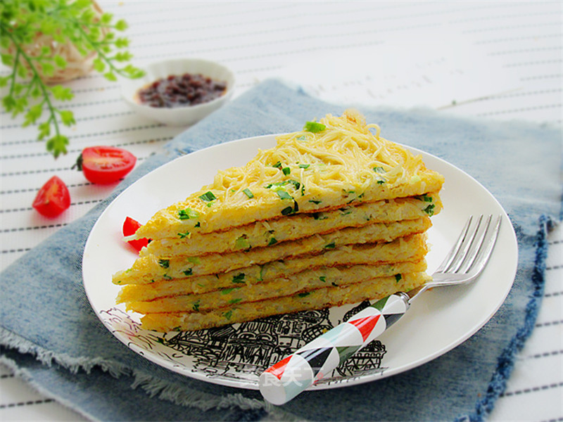 Noodle Omelette recipe