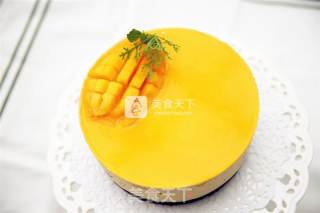 #aca烤明星大赛#mango Mousse Cake recipe