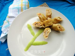 Shrimp Tofu Rolls recipe