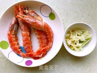 Braised Argentine Red Shrimp in Oil recipe