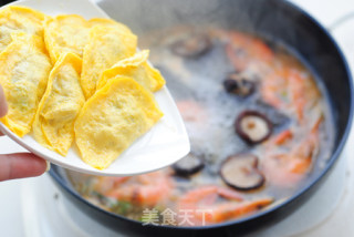 Shrimp and Egg Dumpling Soup recipe