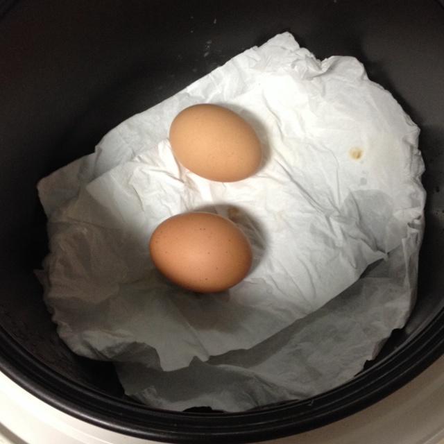 Super Creative Waterless Boiled Eggs recipe
