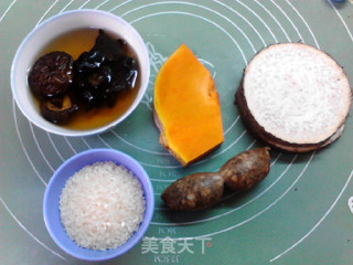 Taro Pumpkin Braised Rice recipe