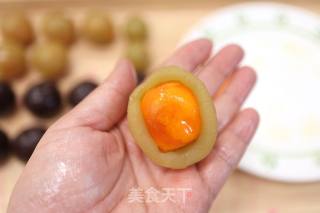 White Lotus Paste & Red Bean Paste Egg Yolk Moon Cake recipe