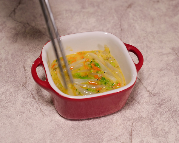 Vegetable Whitebait Steamed Egg recipe