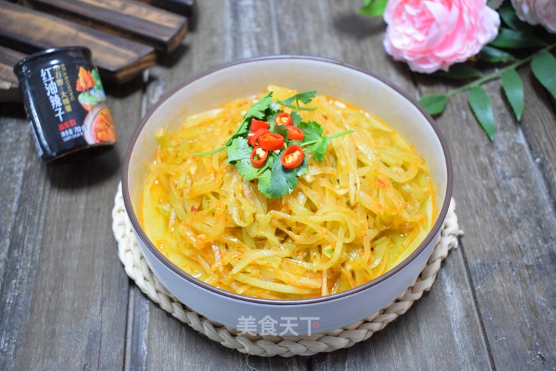 Red Oil Bamboo Shoots recipe