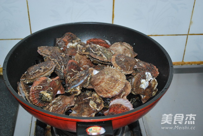 Dry Steamed Sea Rainbow and Scallops recipe